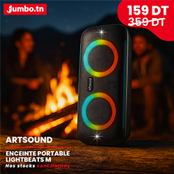 artsound-enceinte portable lightbeat M